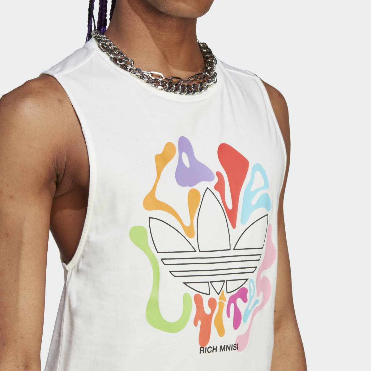 Adidas PRIDE RM Tank Top. 6