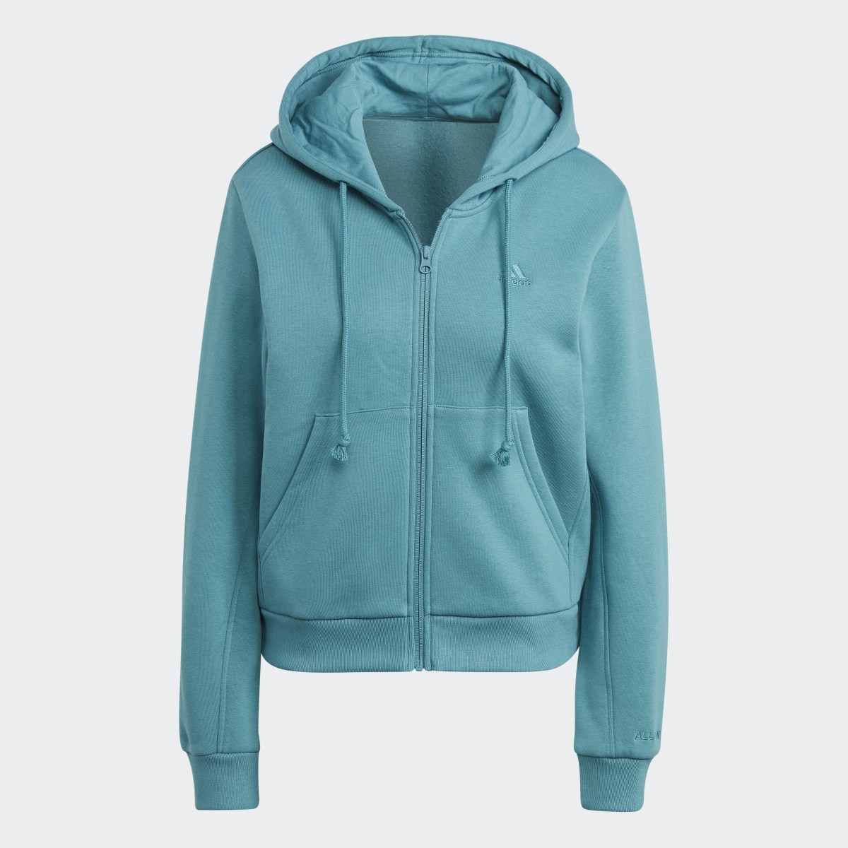 Adidas ALL SZN Fleece Full-Zip Hoodie. 5