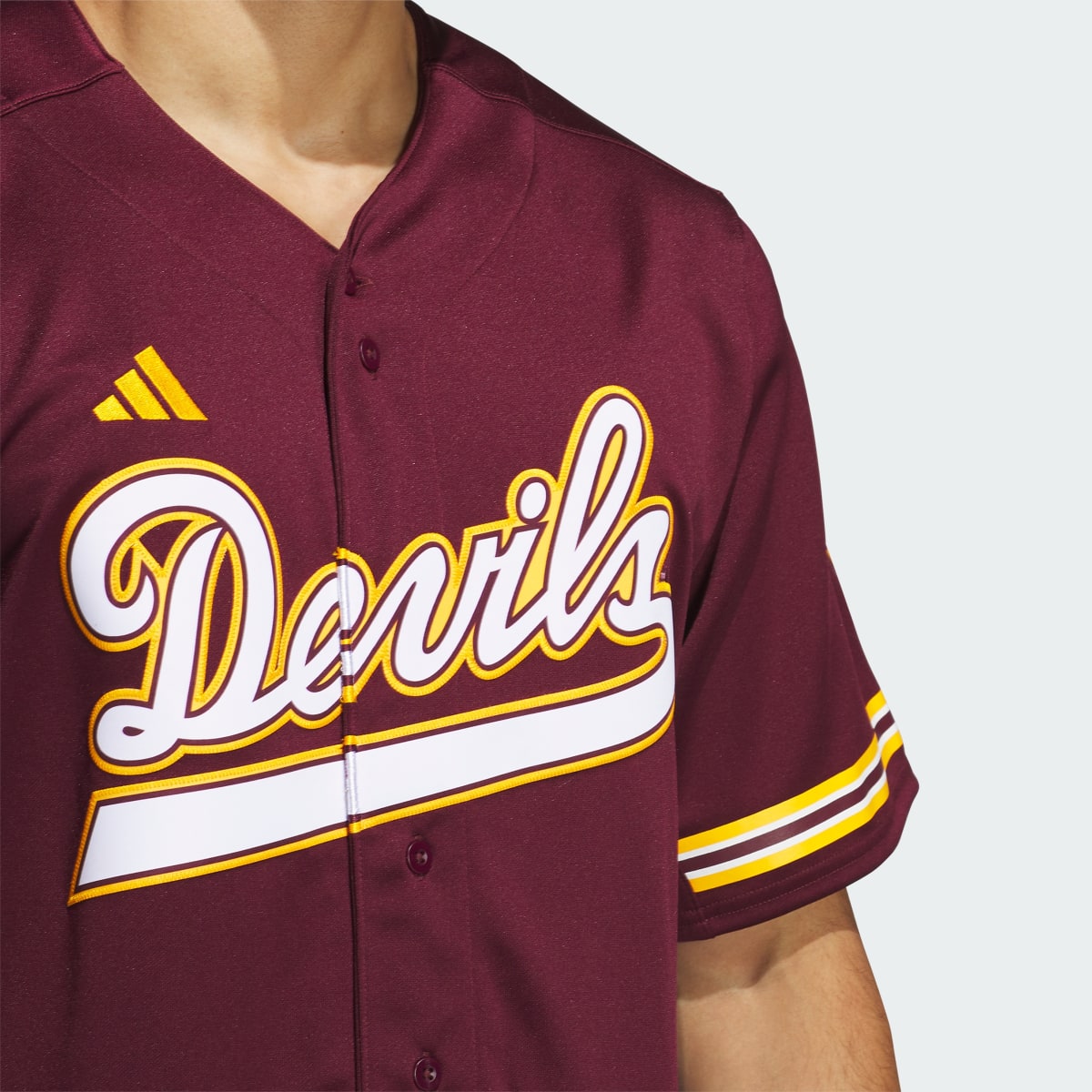 Adidas Arizona State Reverse Retro Replica Baseball Jersey. 6