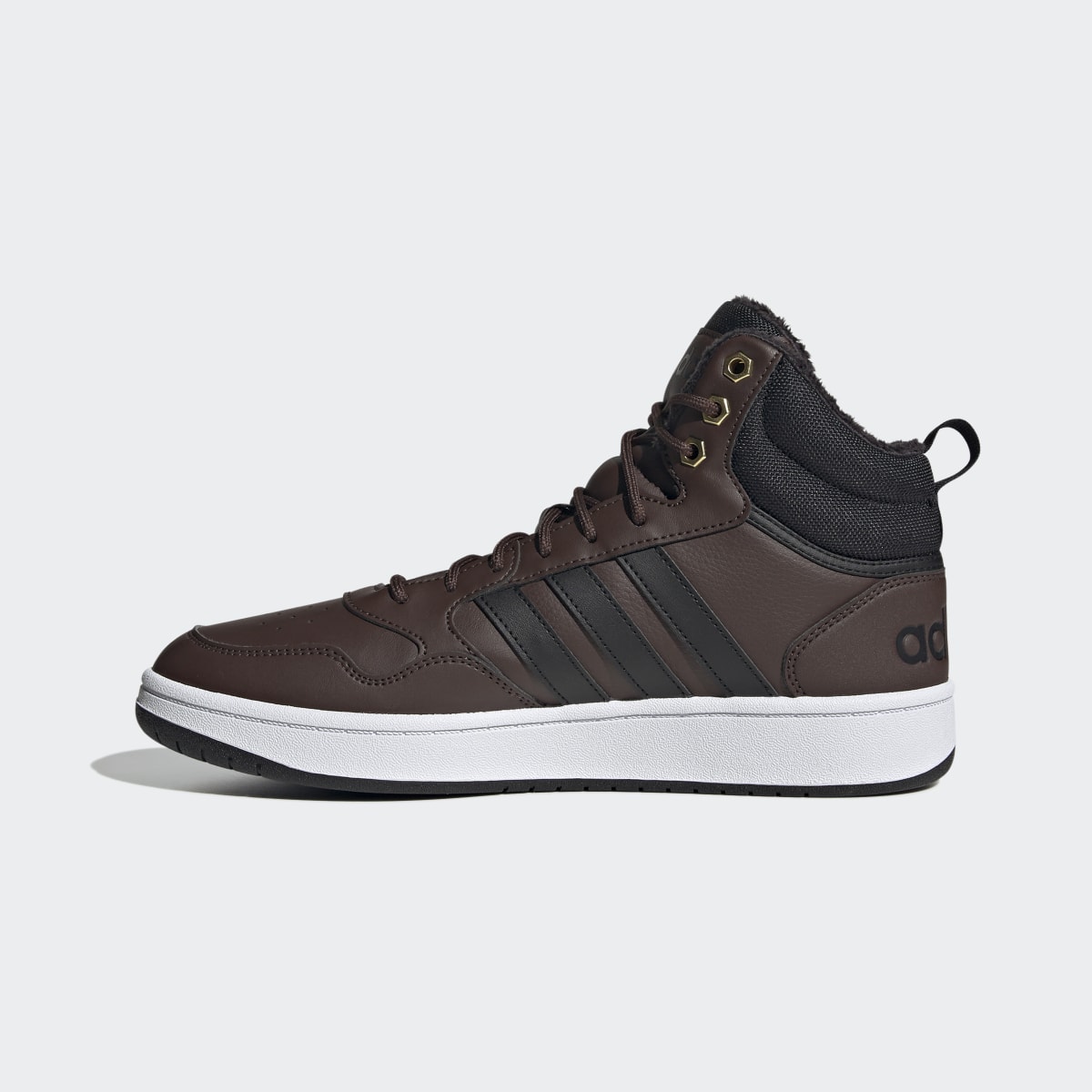 Adidas Chaussure Hoops 3.0 Mid Lifestyle Basketball Classic Fur Lining Winterized. 7