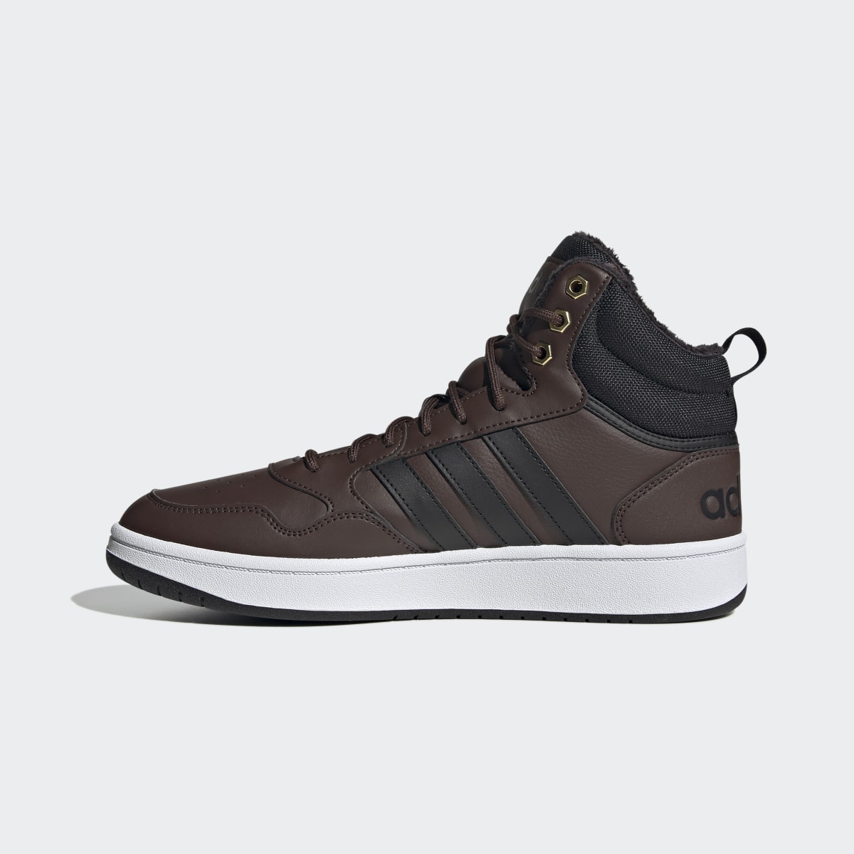 Adidas Hoops 3.0 Mid Lifestyle Basketball Classic Fur Lining Winterized Schuh. 7