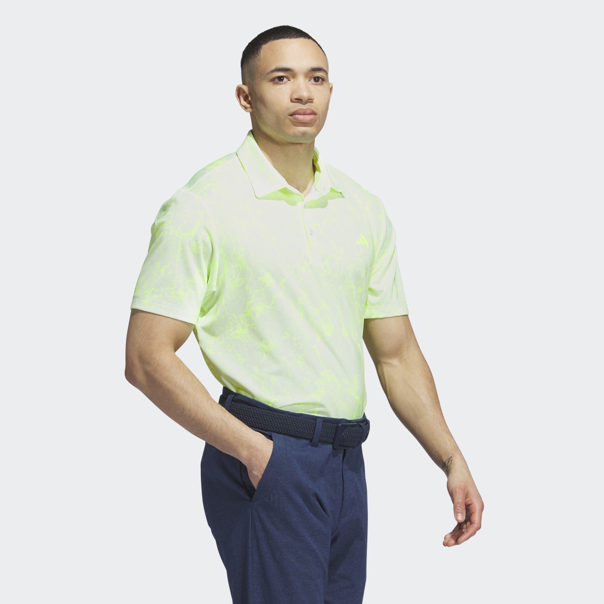 Adidas Ultimate365 Print Golf Polo Shirt. 4
