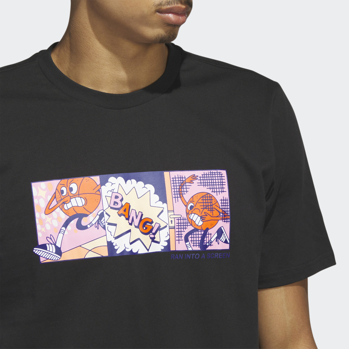 Adidas Lil' Stripe Basketball Graphic Tee. 6