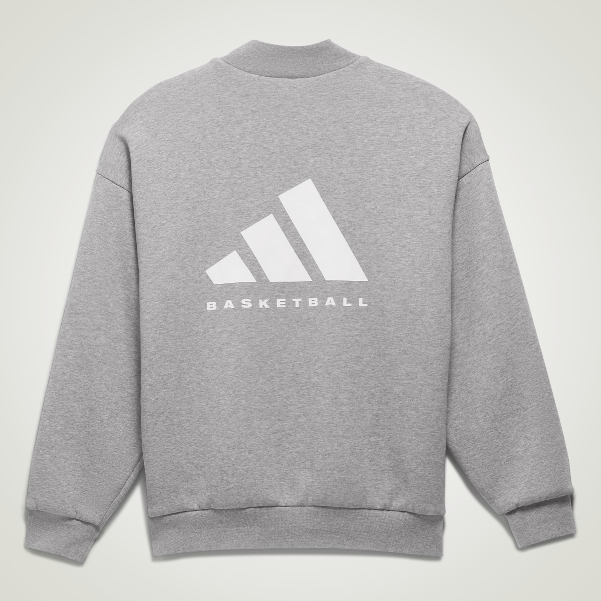 Adidas Felpa da basket Heather Crew. 5