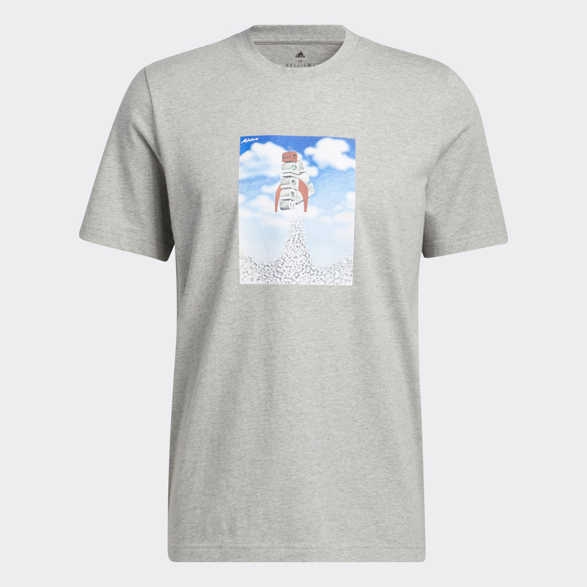 Adidas BOOST Rocket Graphic T-Shirt. 5