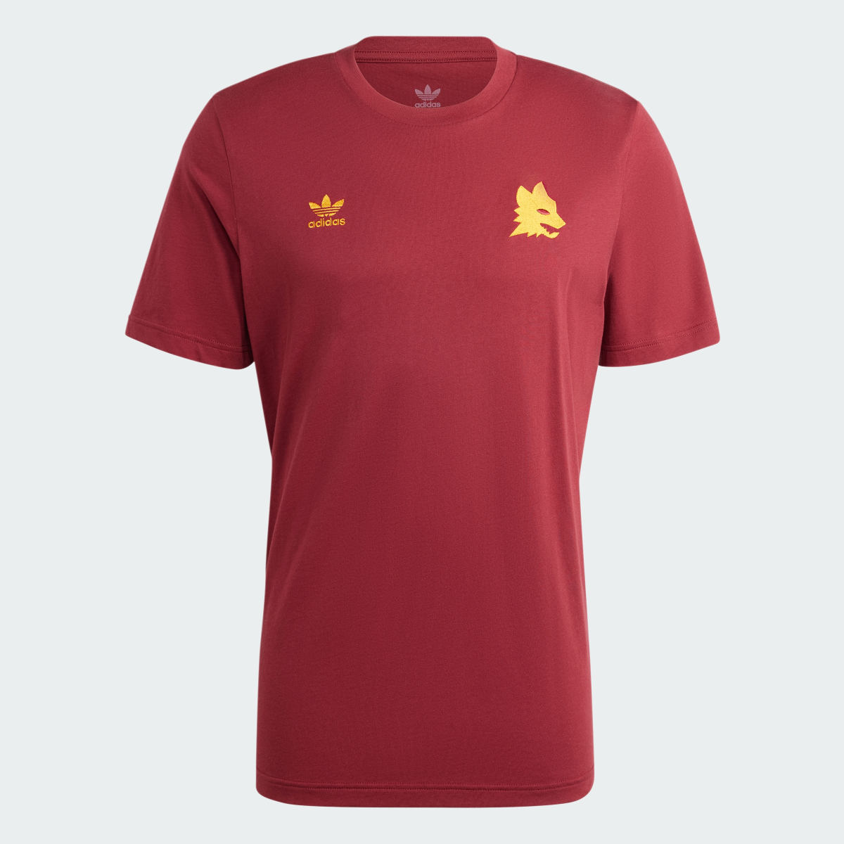 Adidas AS Roma Essentials Trefoil T-Shirt. 5