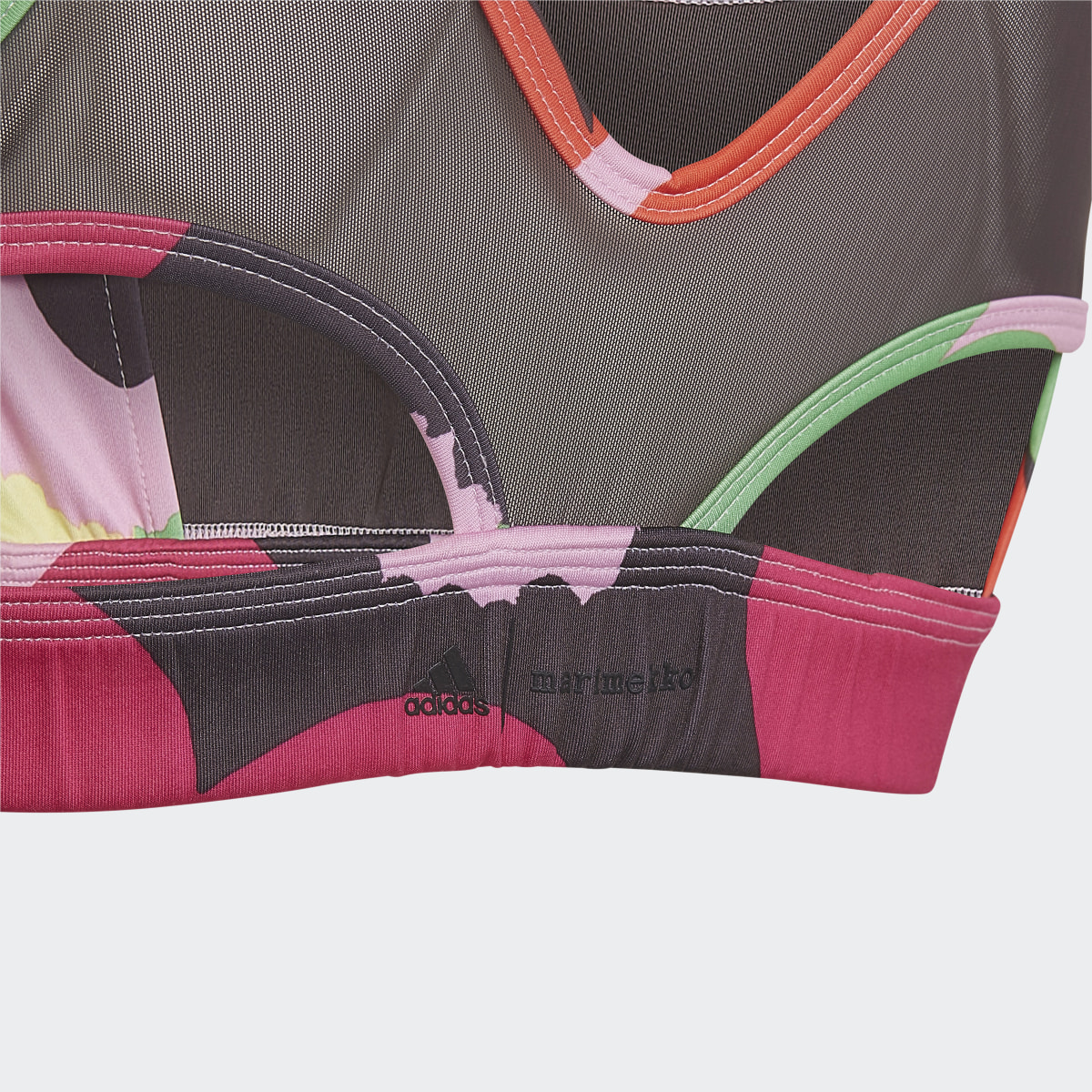 Adidas x Marimekko Believe This AEROREADY Training Floral-Print Bra. 4