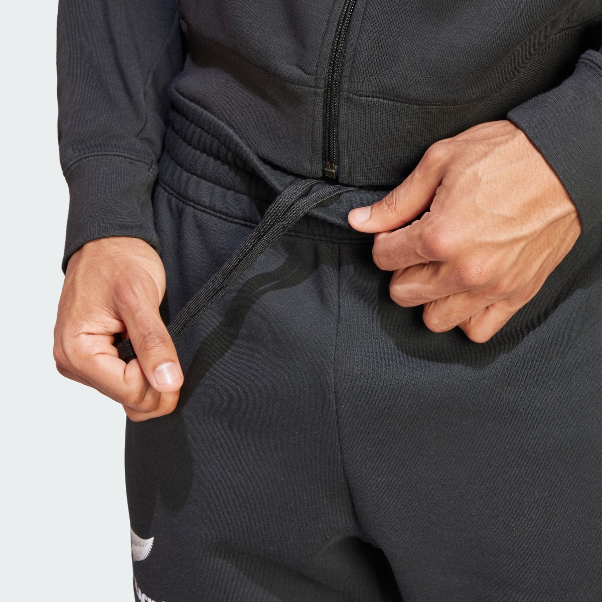 Adidas All Blacks Rugby 3-Stripes Sweat Tracksuit Bottoms. 9