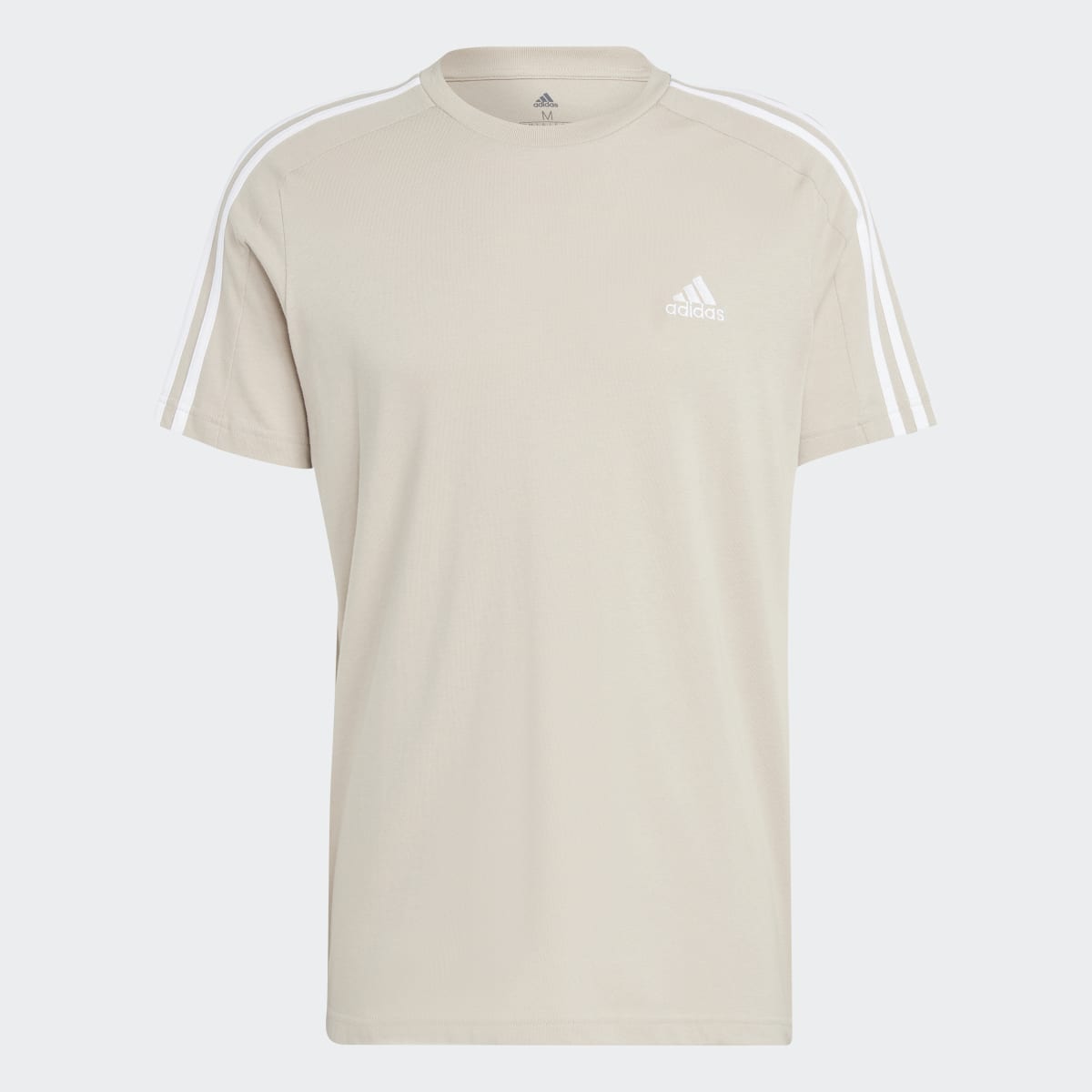 Adidas Playera Essentials 3 Franjas Tejido Jersey. 5