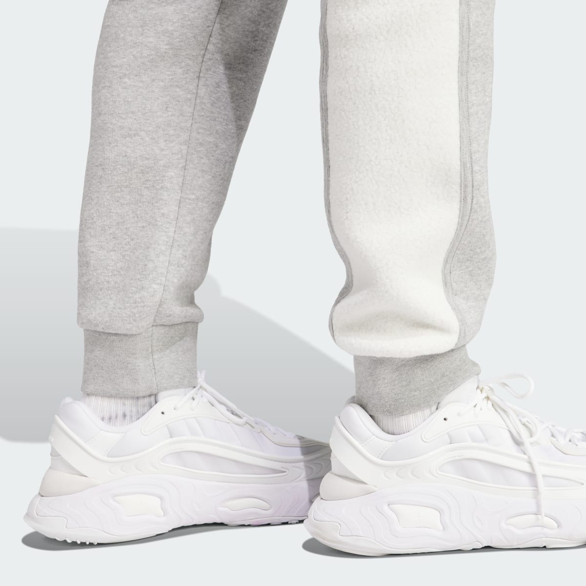 Adidas Trefoil Essentials+ Reverse Material Sweat Pants. 6