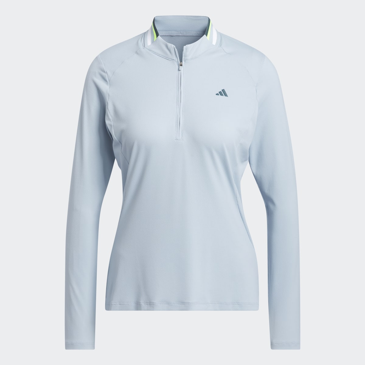 Adidas Ultimate365 Tour Long Sleeve Mock Polo Shirt. 6