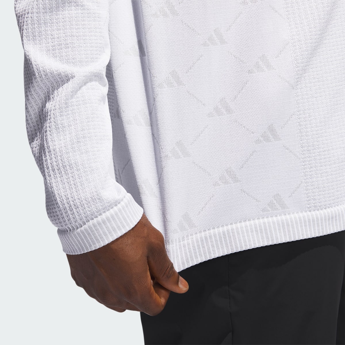 Adidas Polo Ultimate365 Tour PRIMEKNIT Long Sleeve. 7