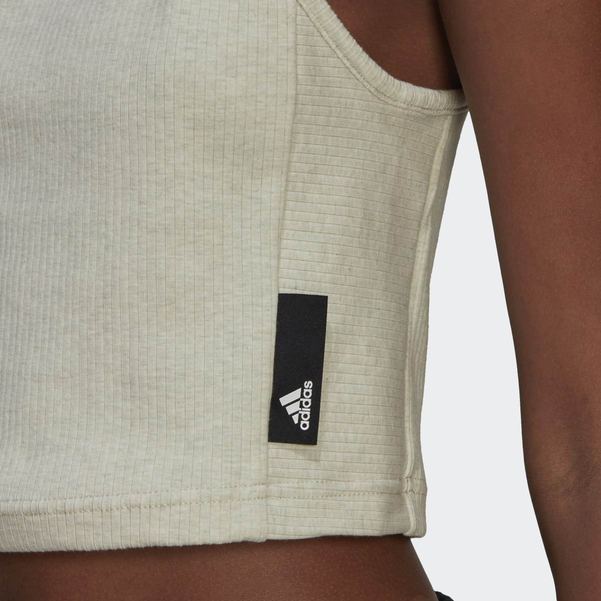 Adidas Studio Lounge Rib Tank Top. 7