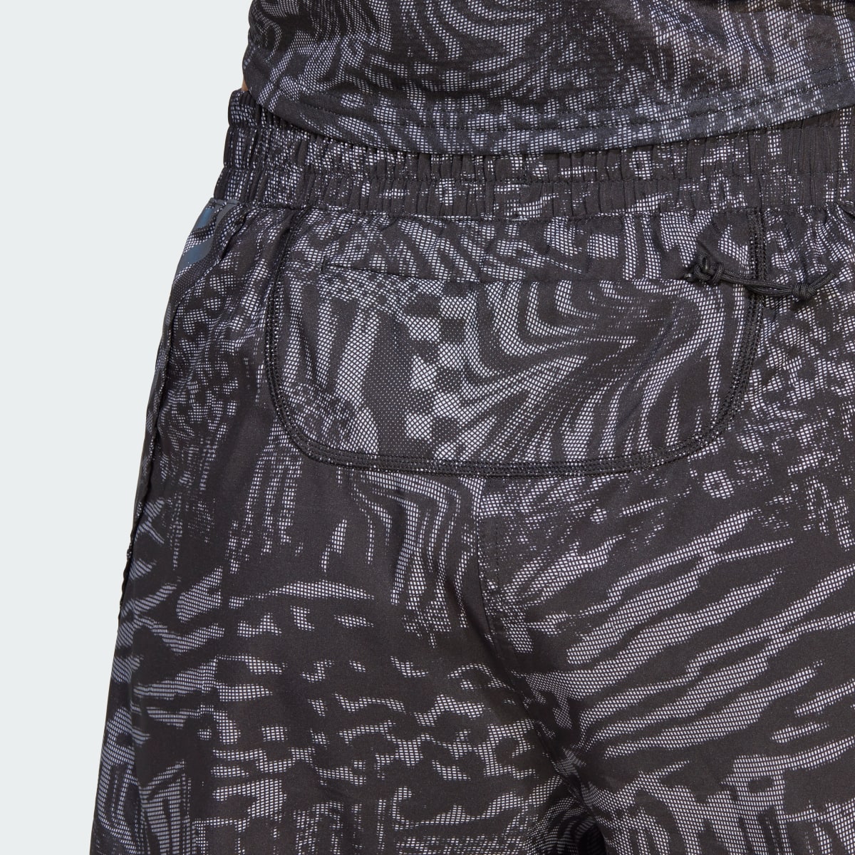 Adidas Run Icons 3-Stripes Allover Print Running Shorts. 5