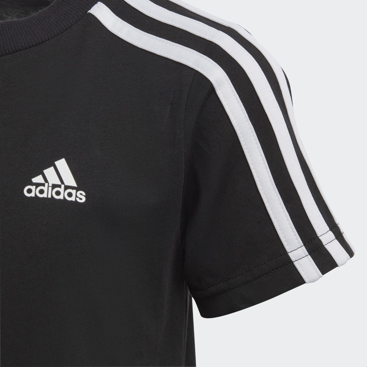 Adidas Essentials 3-Stripes Cotton Tee. 4