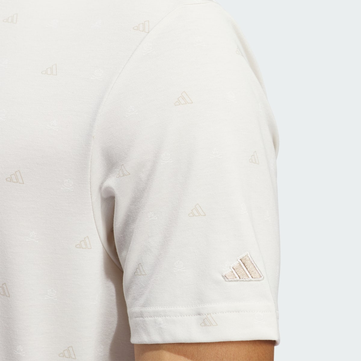 Adidas Go-To Mini-Crest Print Polo Shirt. 6