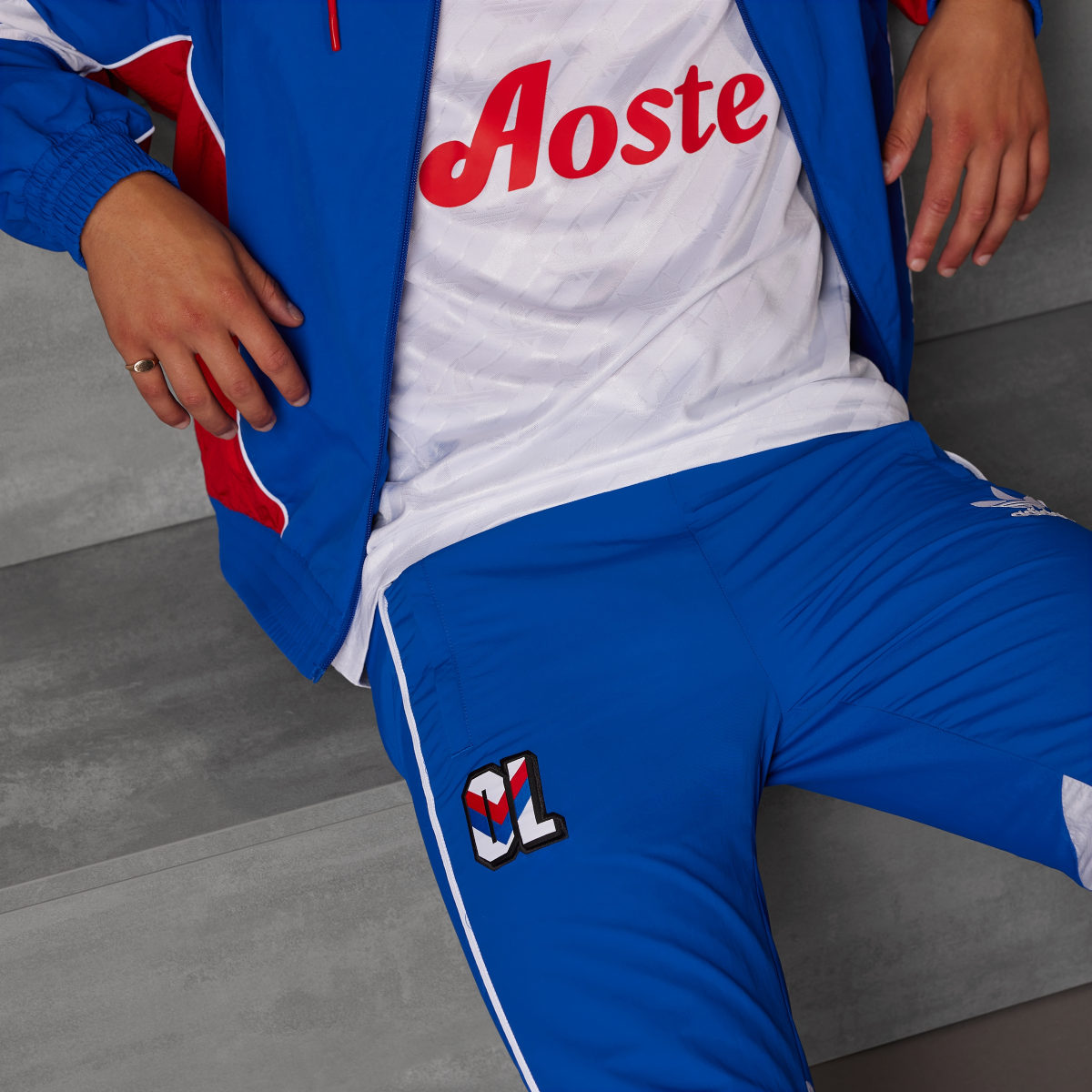 Adidas Calças Originals 95/96 do Olympique Lyonnais. 6