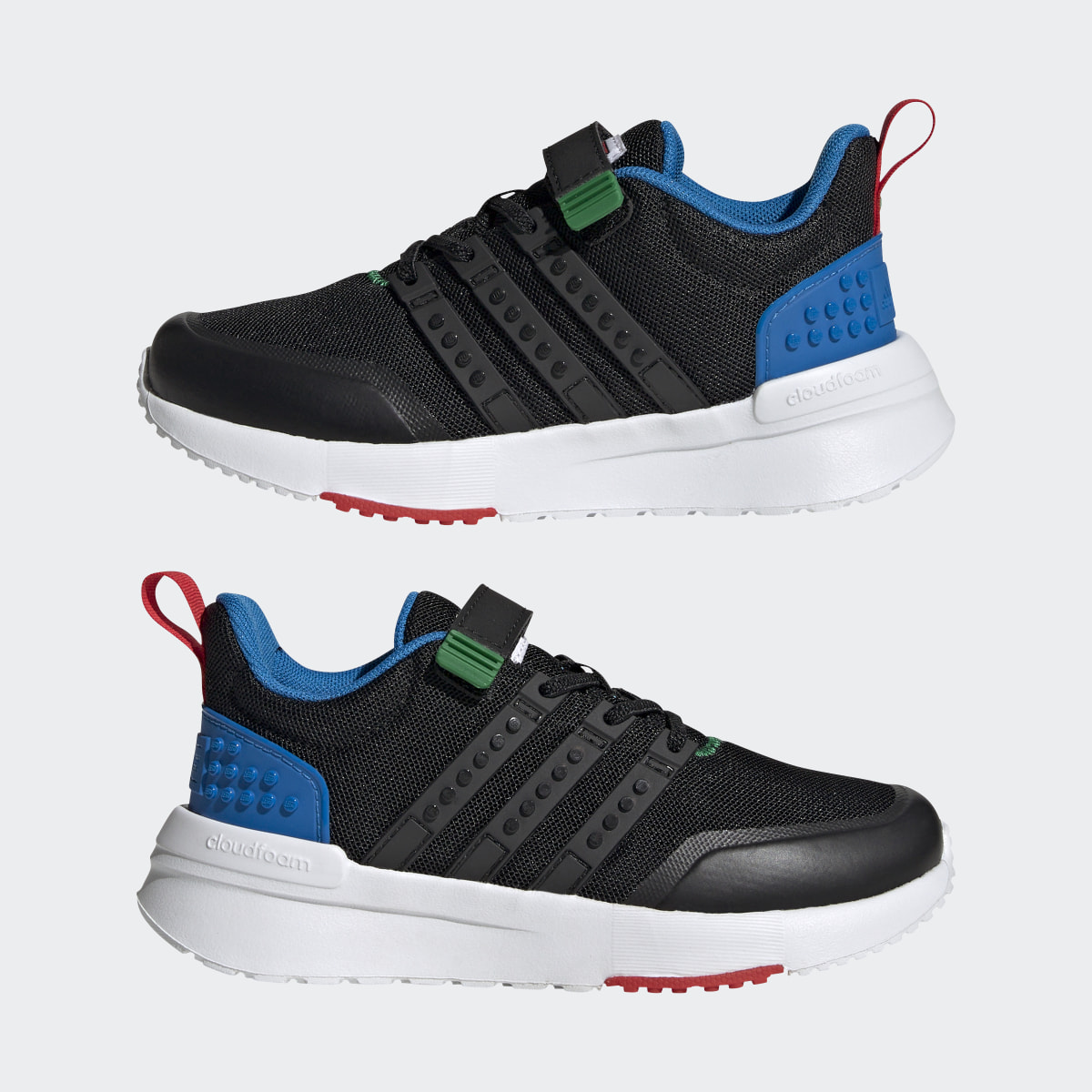 Adidas Chaussure à lacets élastiques et scratch adidas x LEGO® Racer TR21. 8