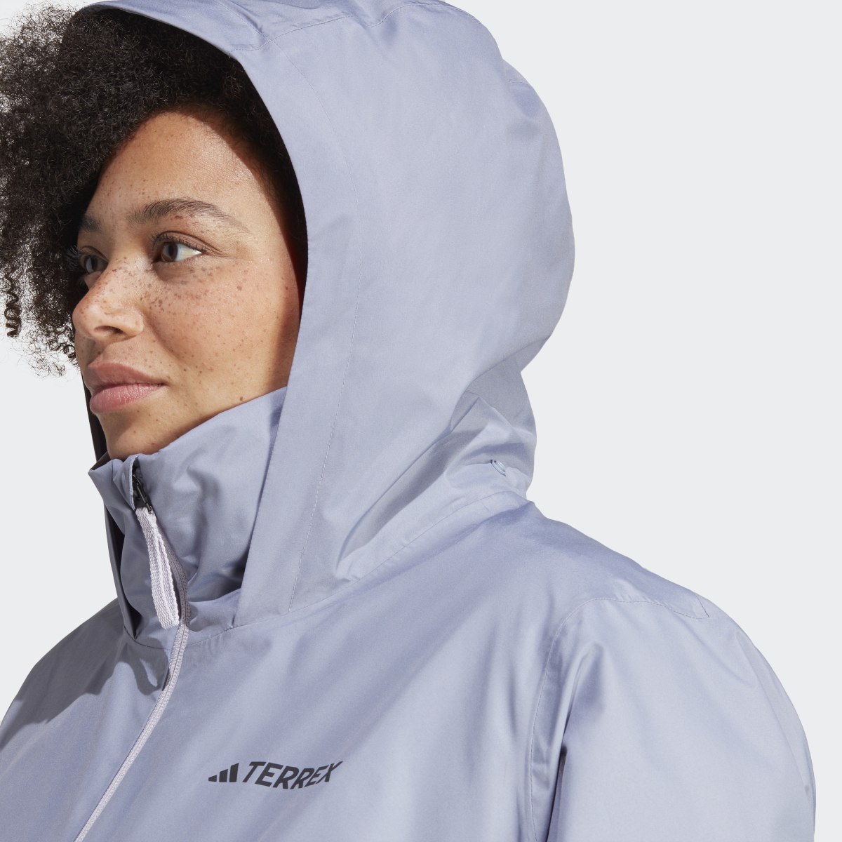 Adidas Chaqueta impermeable Terrex Multi RAIN.RDY 2-Layer (Tallas grandes). 7