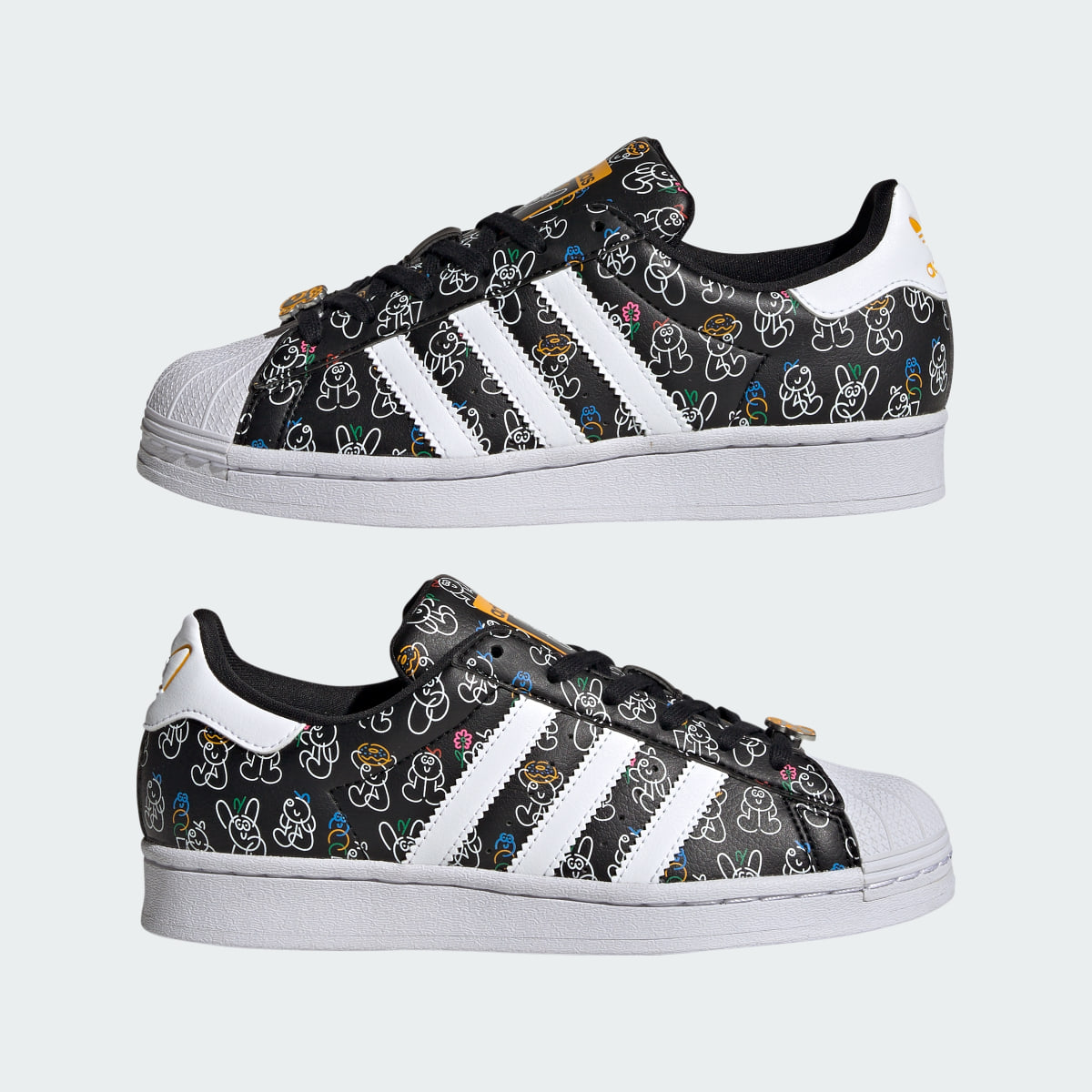 Adidas Originals x James Jarvis Superstar Kids Ayakkabı. 8