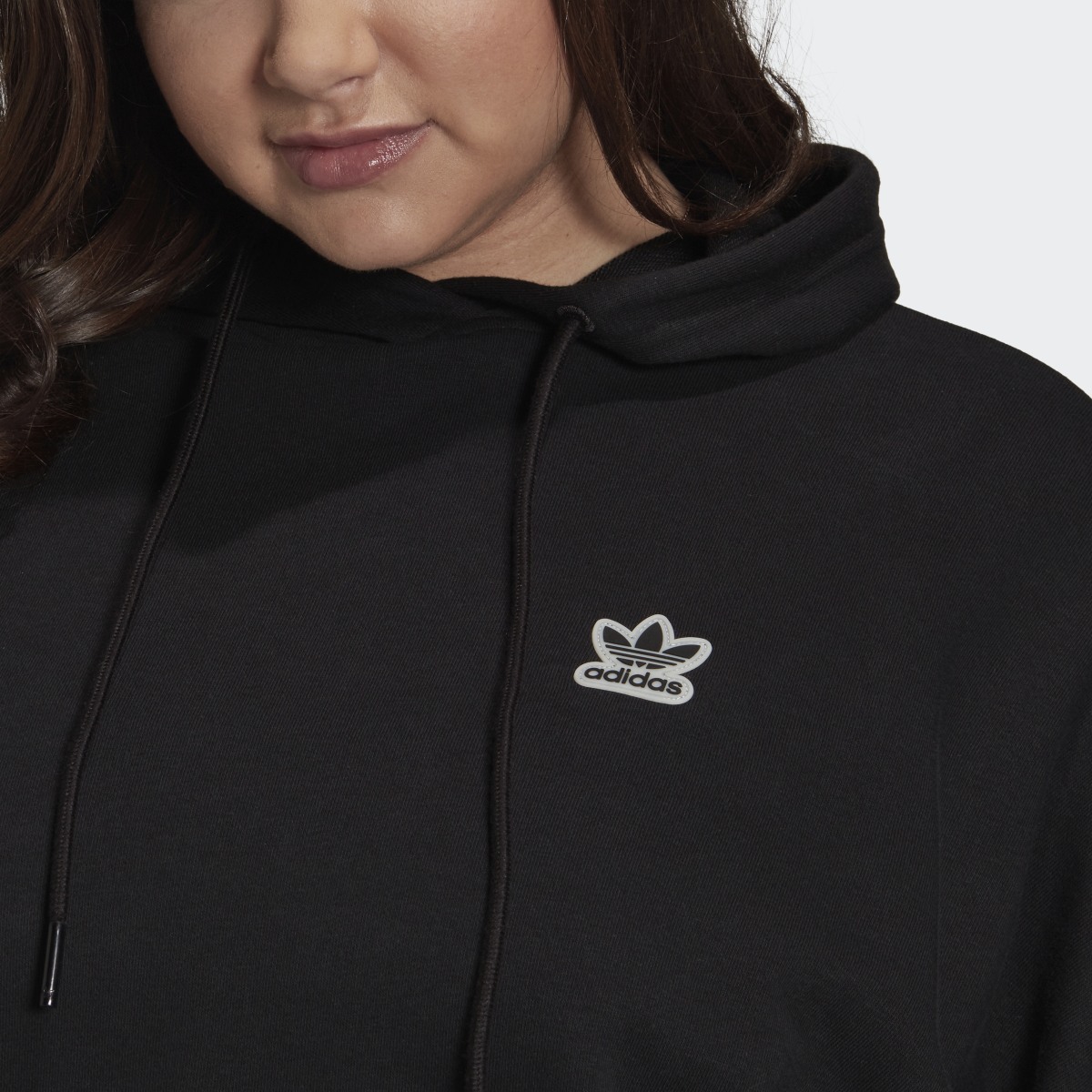 Adidas Cropped Hoodie (Plus Size). 7