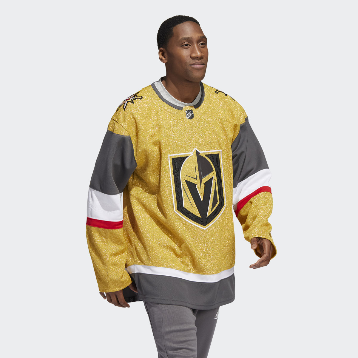 Adidas Golden Knights Home Authentic Jersey. 4