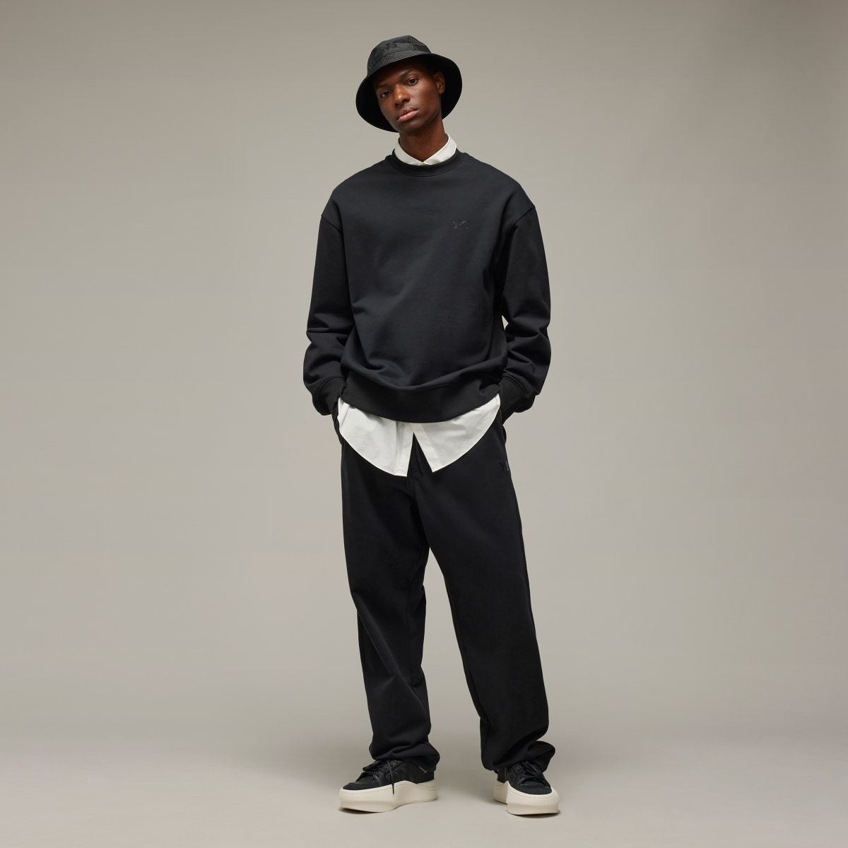 Adidas Y-3 French Terry Crew Sweater. 4