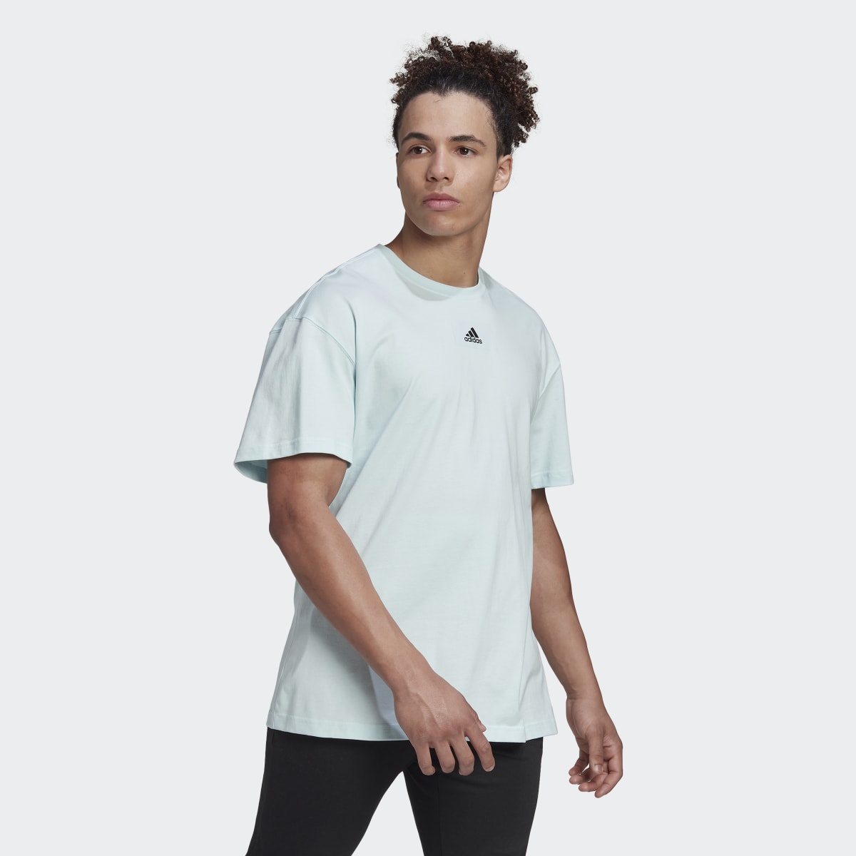 Adidas Essentials FeelVivid Drop Shoulder Tee. 4