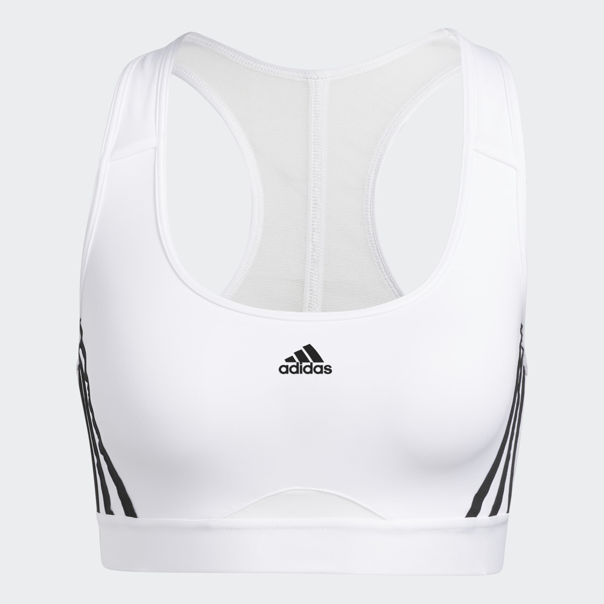 Adidas Brassière adidas Powerreact Training Medium-Support 3-Stripes. 5