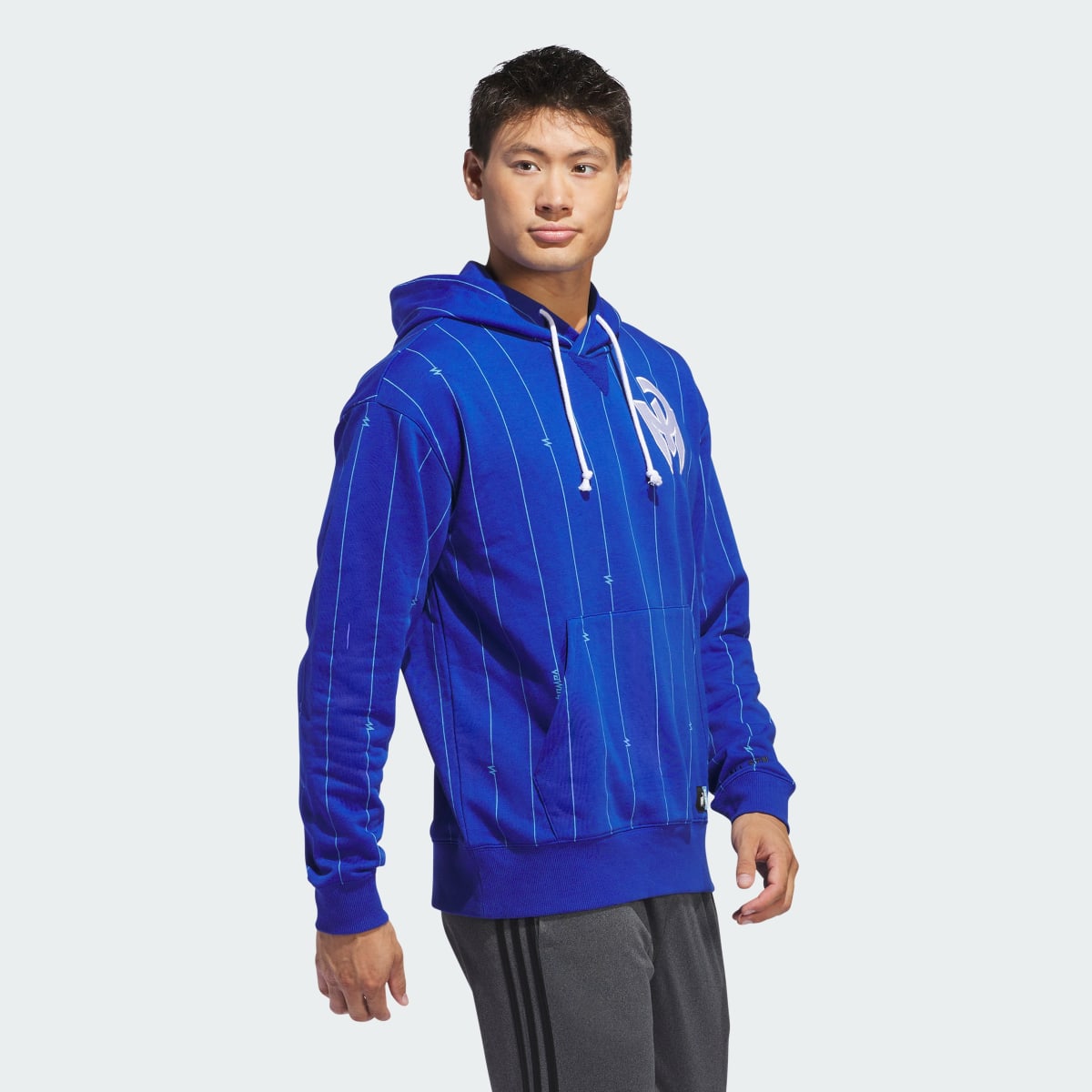 Adidas Mahomes Blue 80 Hooded Pullover. 4