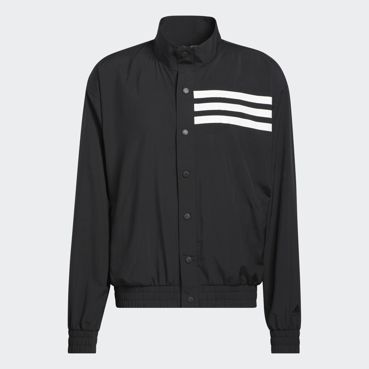 Adidas Basketball Allover Print Snap Jacket. 5