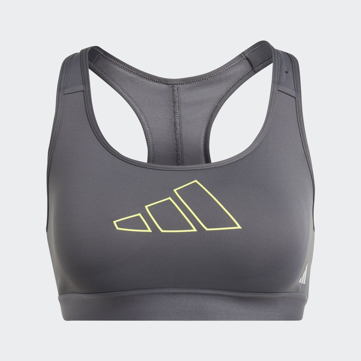 Adidas Reggiseno sportivo Powerreact Hyperbright Medium-Support. 5