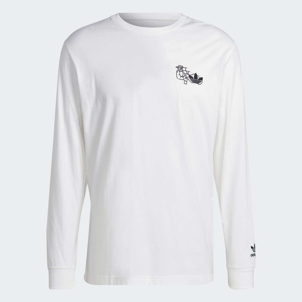 Adidas Hack the Elite Graphic Long Sleeve Tee. 5