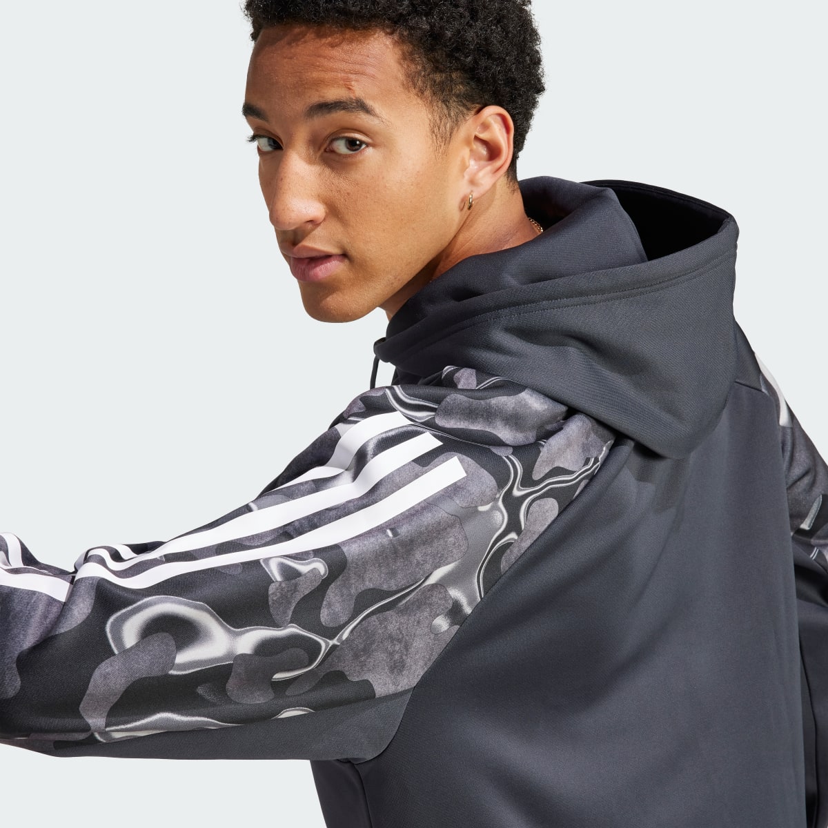 Adidas Future Icons Allover Print Hoodie. 7