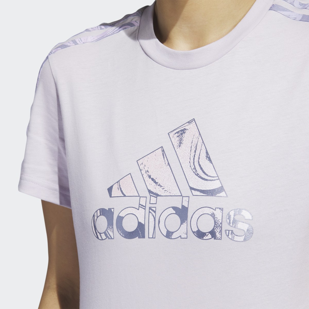 Adidas Playera Soft Luxe 3 Franjas. 6