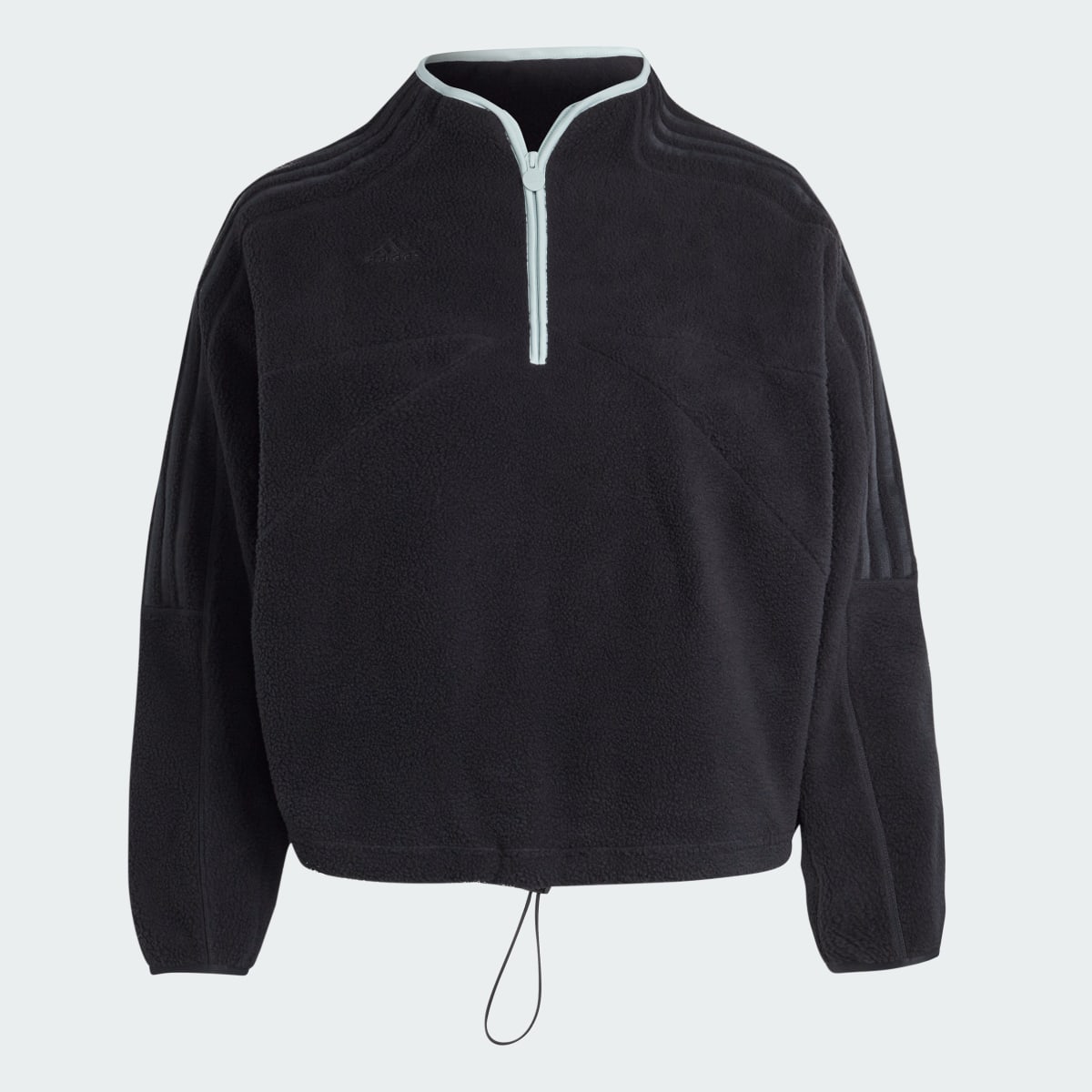 Adidas Tiro Half-Zip Fleece Sweatshirt (Plus Size). 5