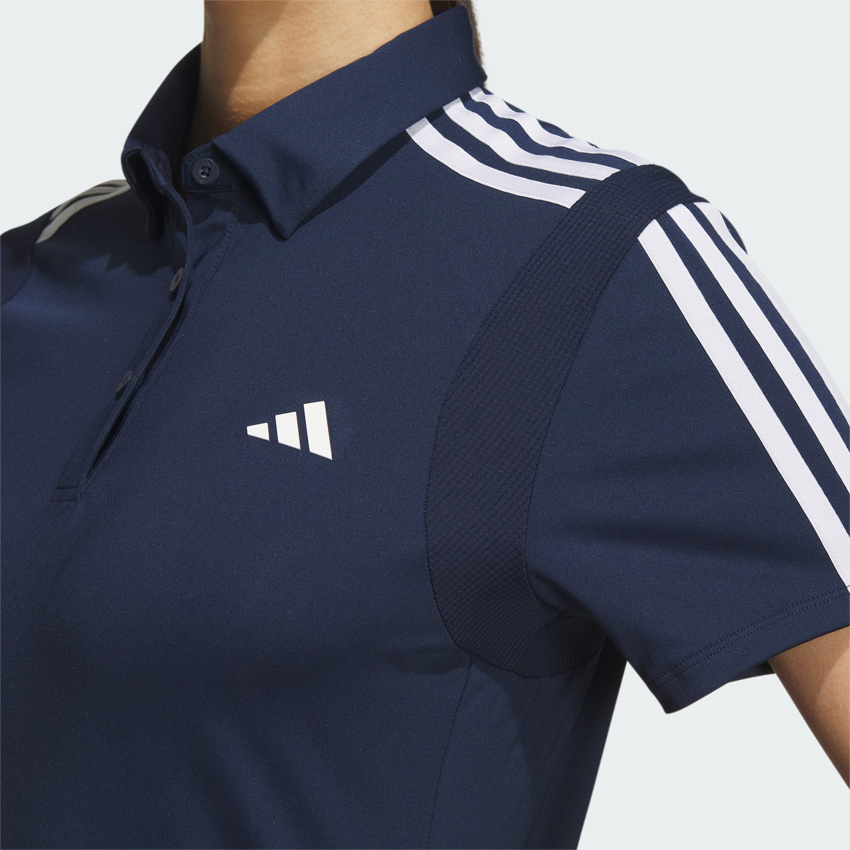 Adidas HEAT.RDY 3-Stripes Short Sleeve Polo Shirt. 6