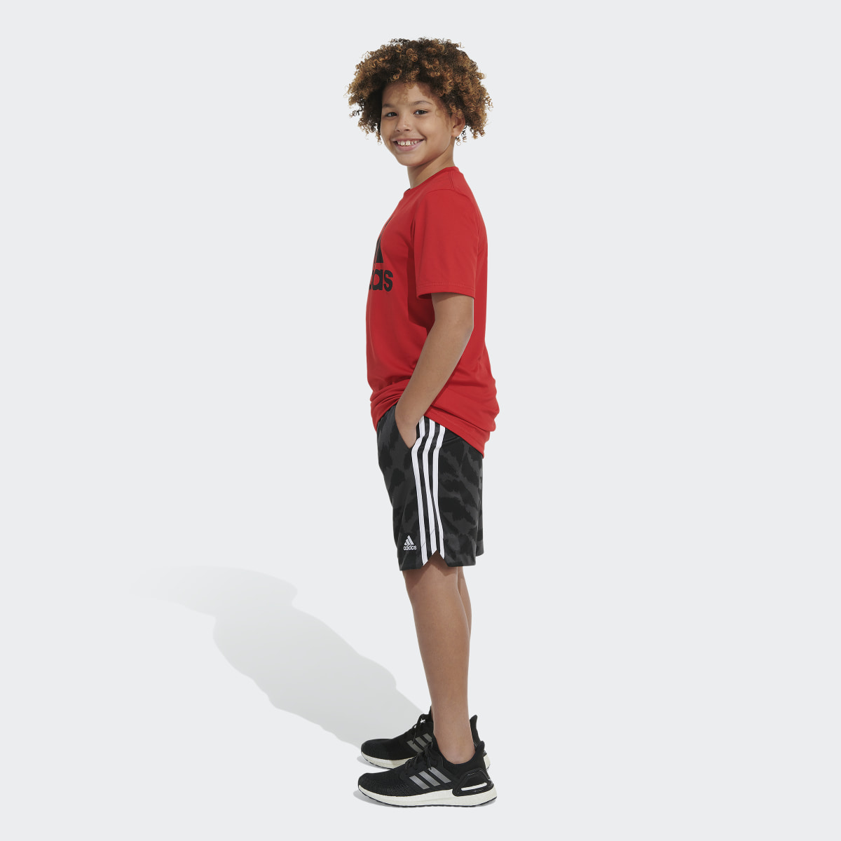 Adidas AEROREADY® Elastic Waistband All Over Print Soccer Celebration Shorts. 7