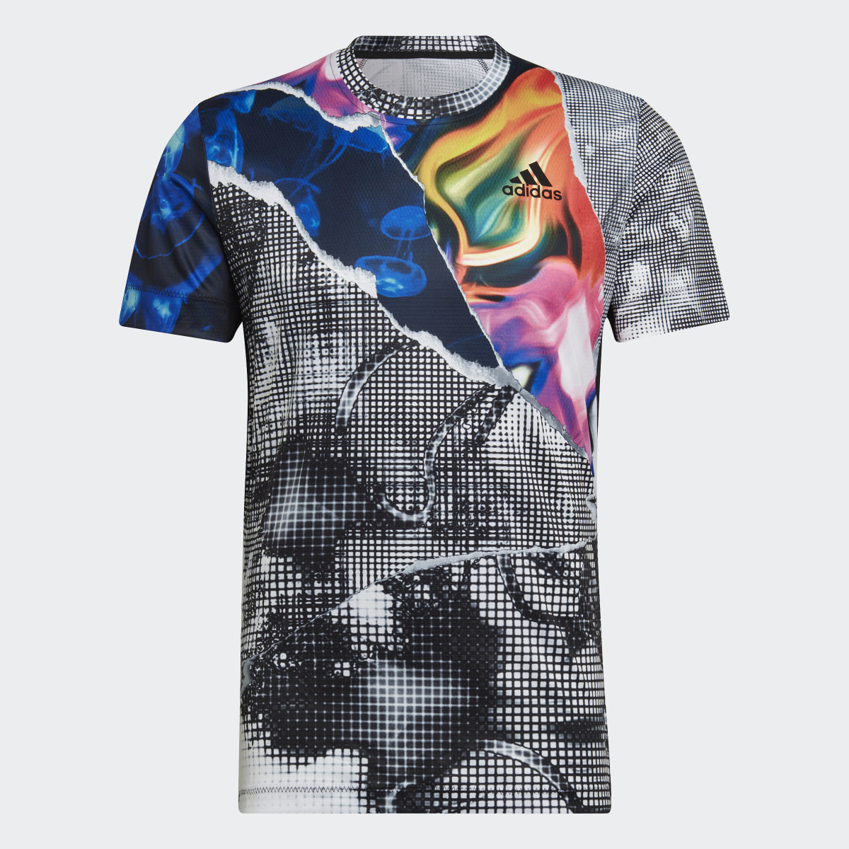 Adidas Tennis U.S. Series Printed FreeLift Tee. 6