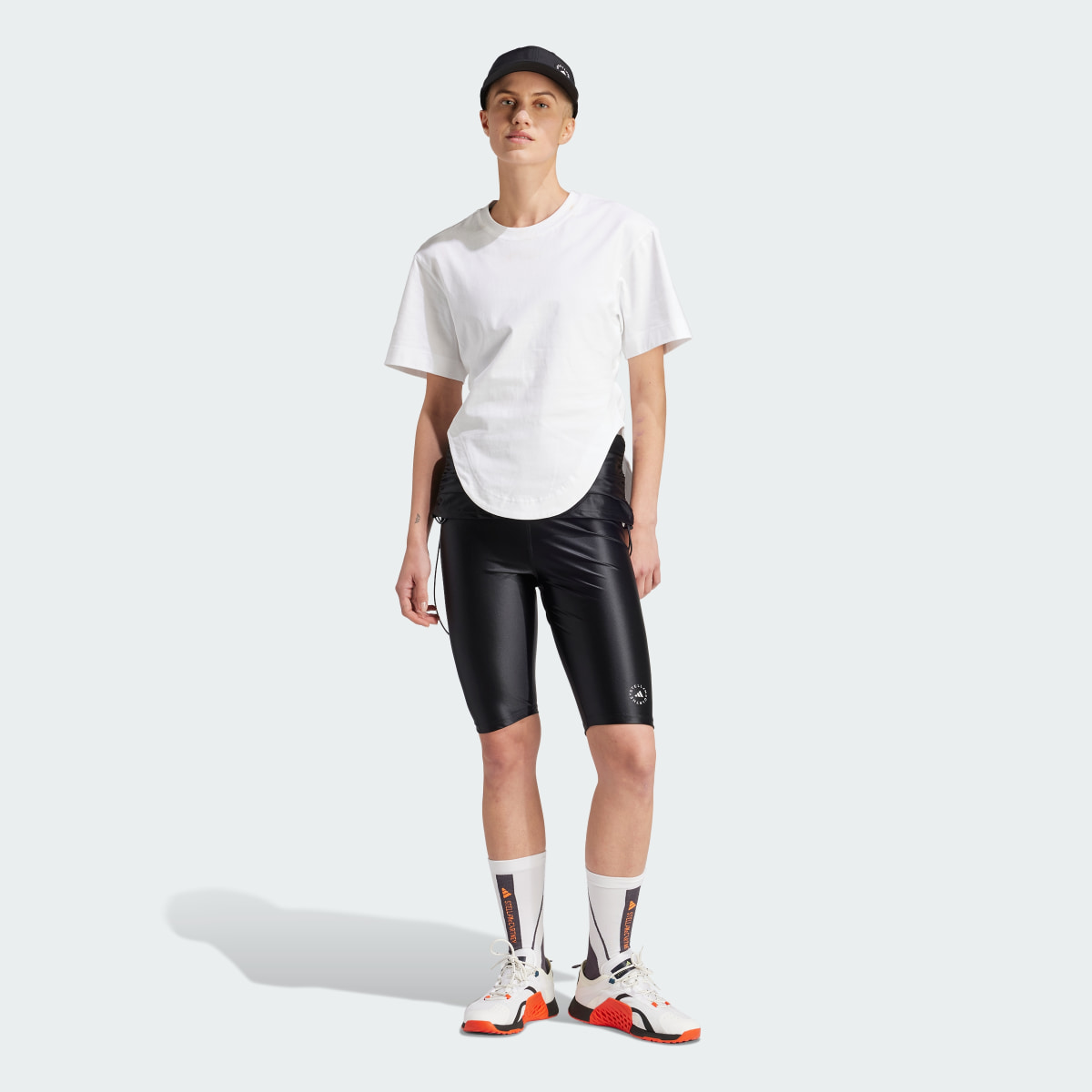 Adidas by Stella McCartney Sportswear Curved Hem T-Shirt. 5