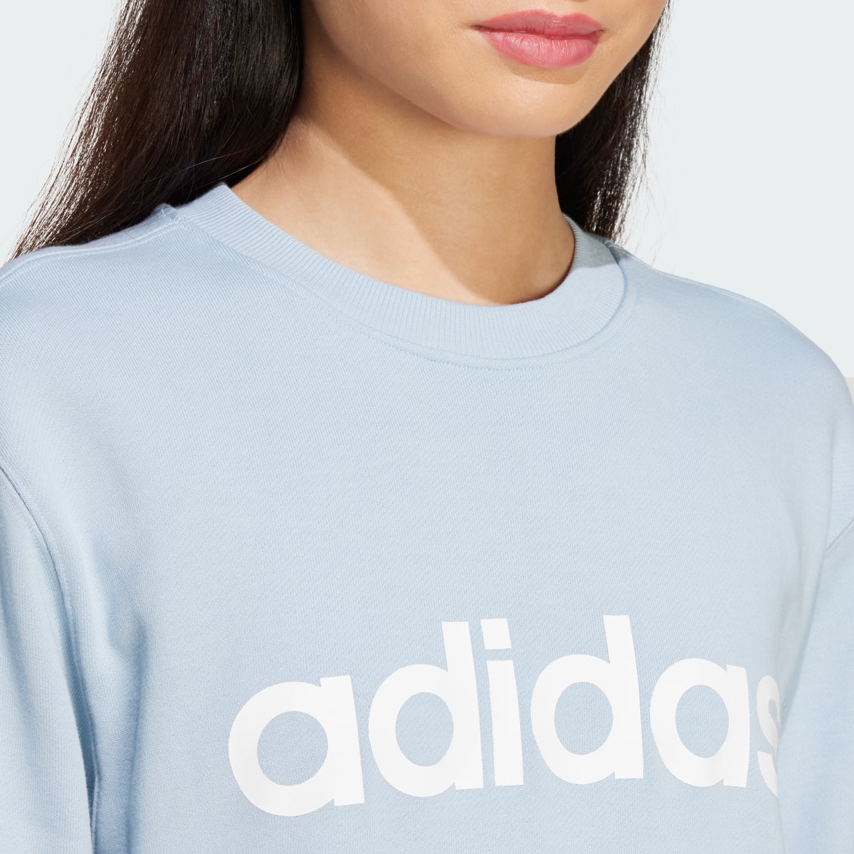 Adidas Sudadera Essentials Linear Felpa Francesa. 6