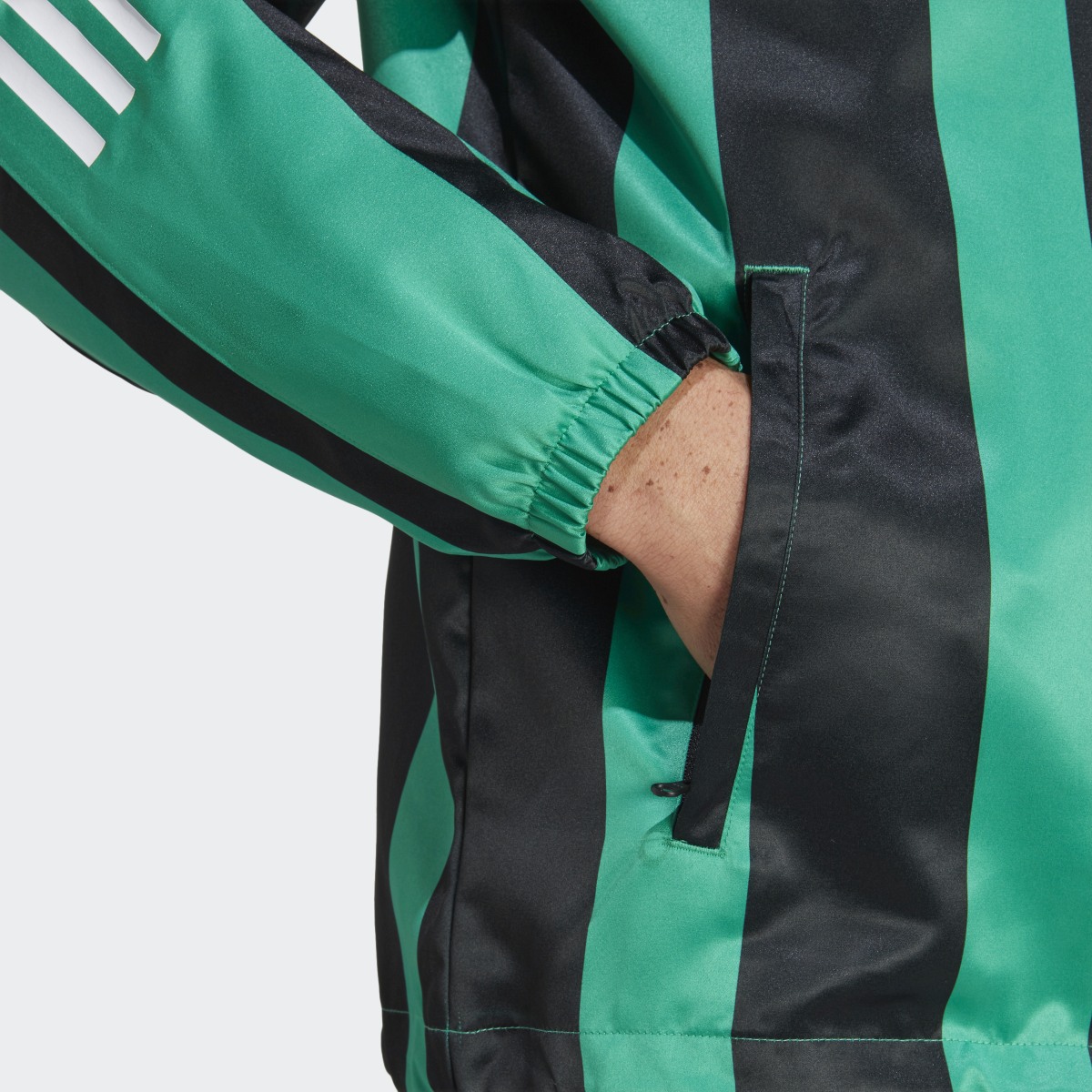 Adidas Satin Coaches Jacket. 7