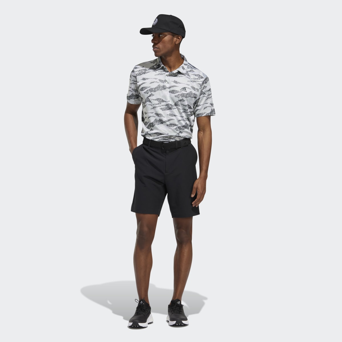 Adidas Horizon-Print Golf Polo Shirt. 6