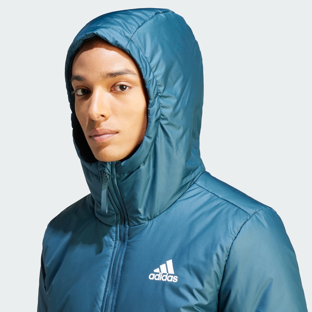 Adidas BSC 3-Stripes Hooded Insulated Mont. 7