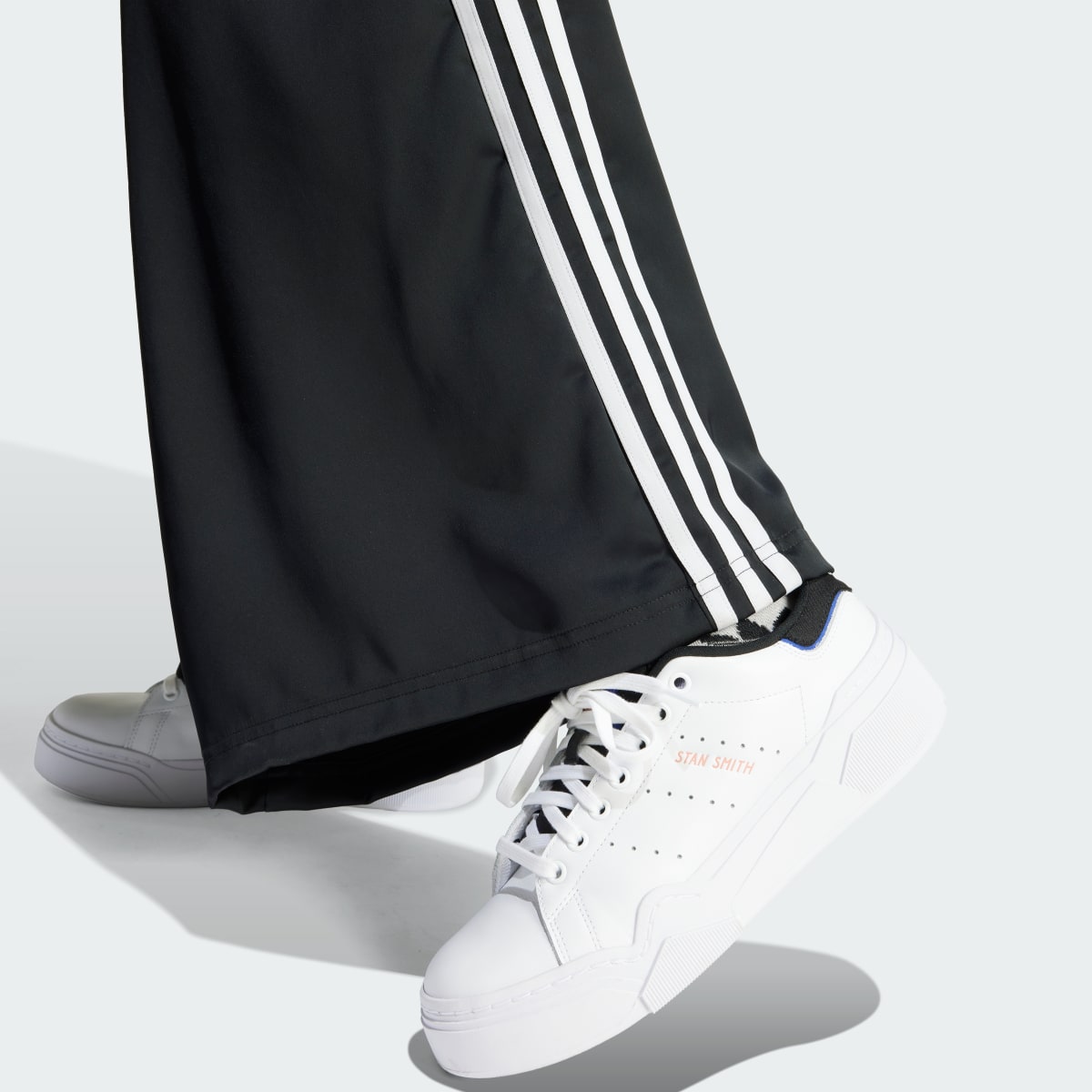 Adidas Calças de Cetim com Pernas Largas. 6