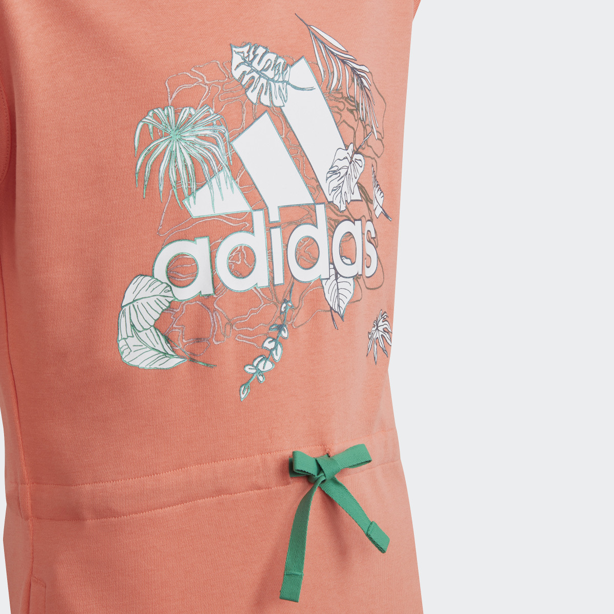 Adidas Summerglam Hooded Graphic Elbise. 4