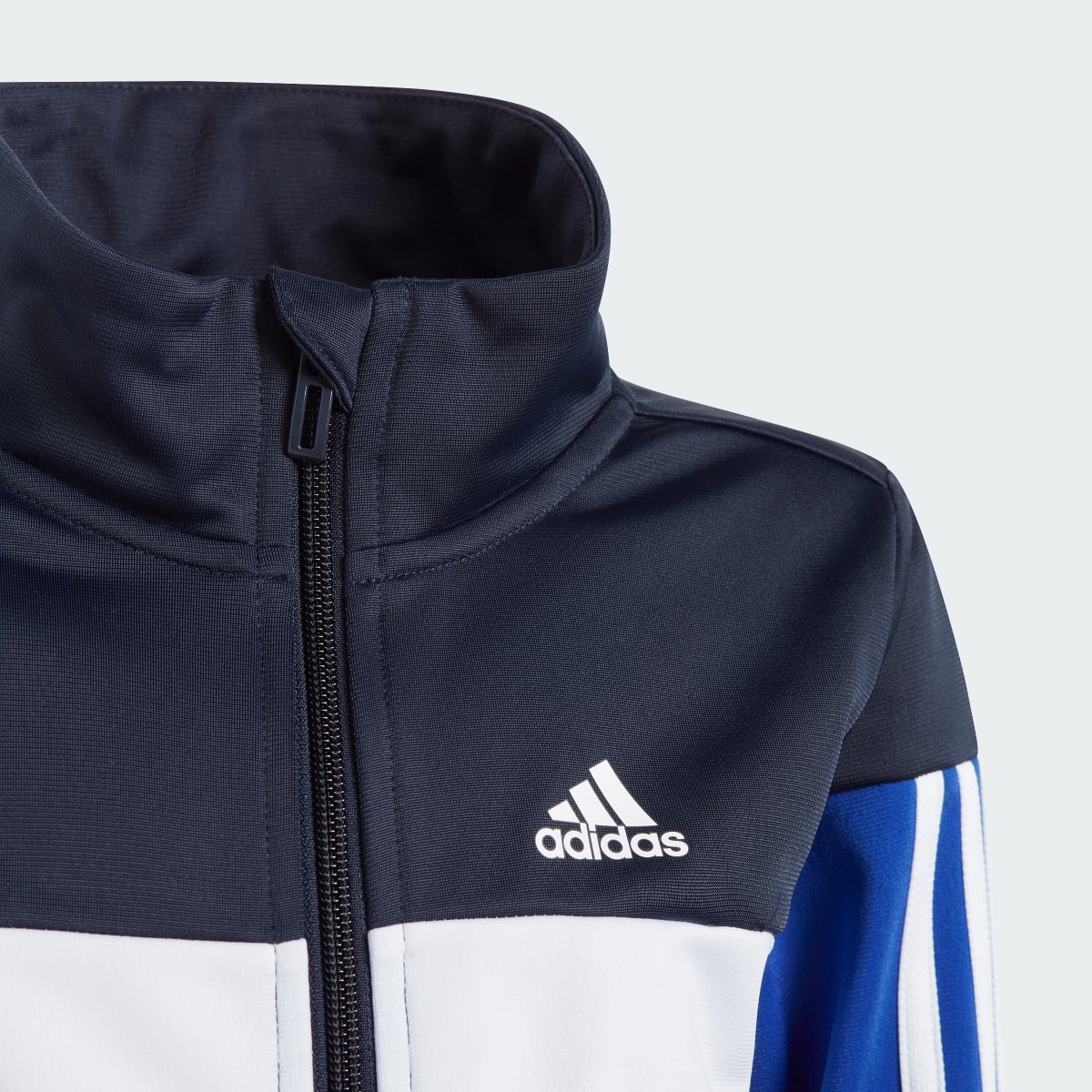 Adidas Tiberio 3-Stripes Colorblock Shiny Track Suit Kids. 6