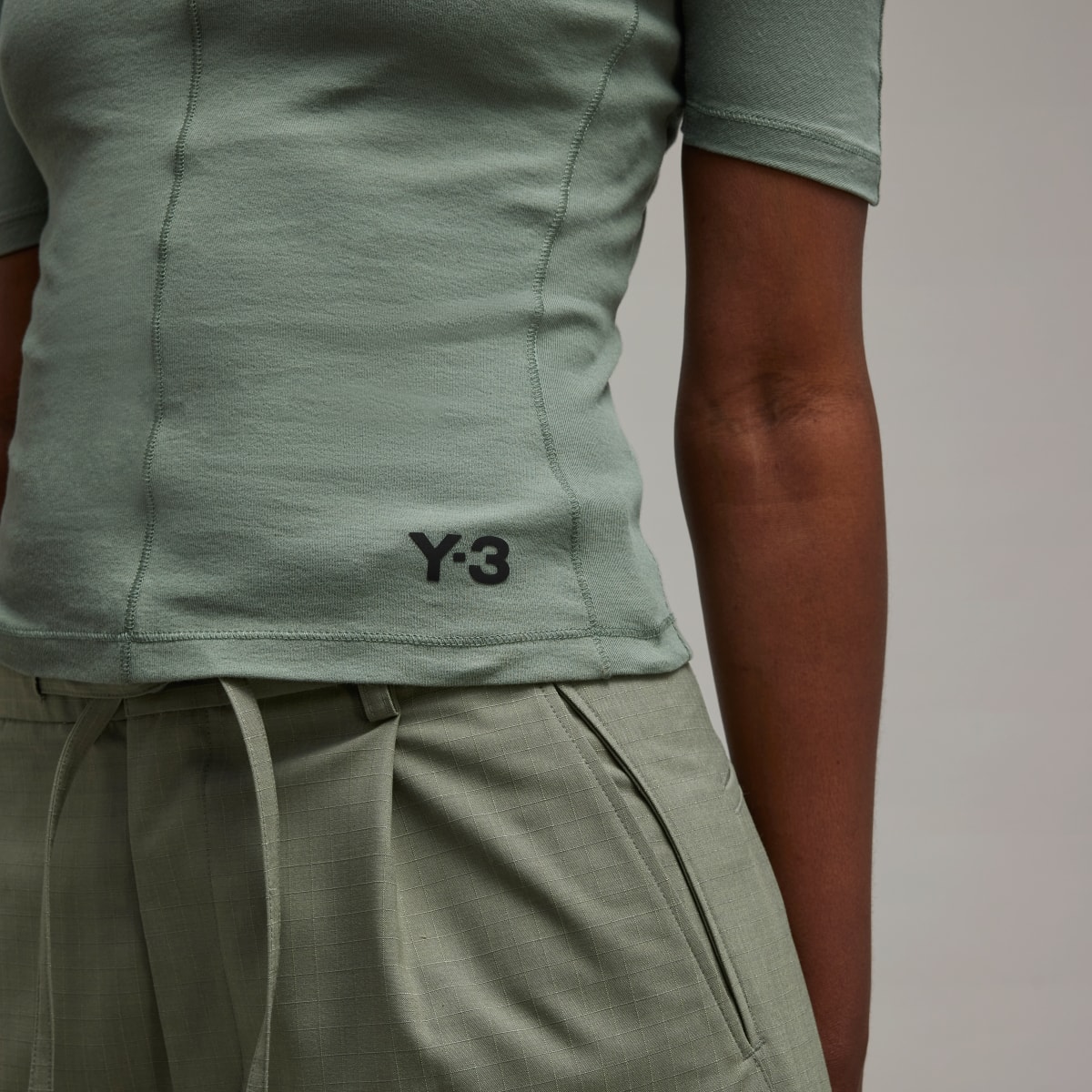 Adidas Y-3 Fitted Short Sleeve Tee. 6