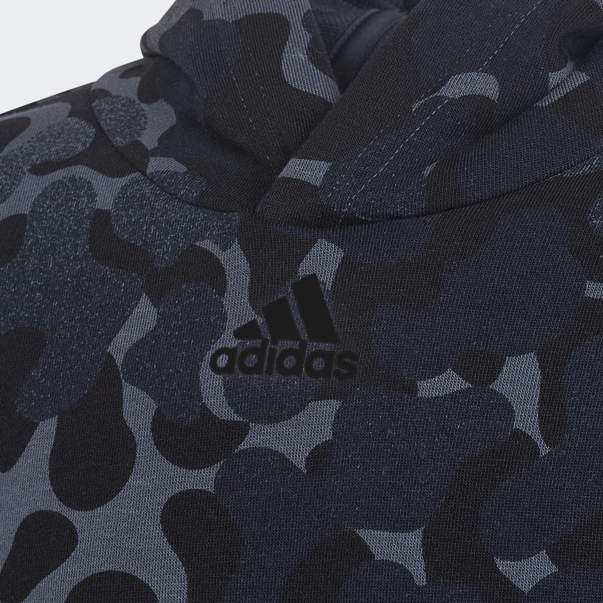 Adidas Sudadera con Gorro Future Icons 3 Franjas Estampada. 5