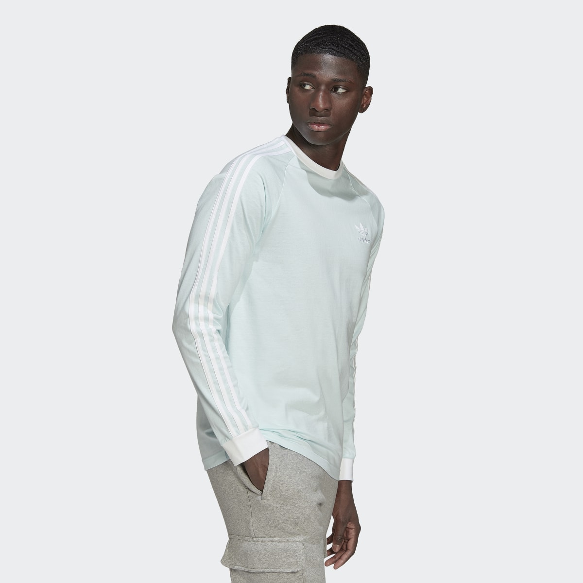 Adidas Adicolor Classics 3-Stripes Long Sleeve Tee. 4